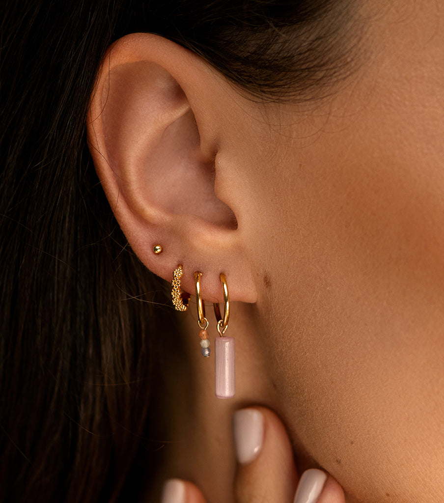 Earrings floral click - MIAB Jewels