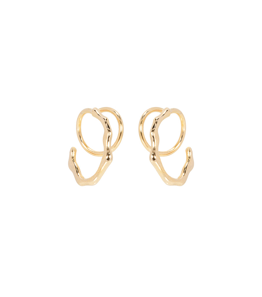 Earrings oval twister - MIAB Jewels